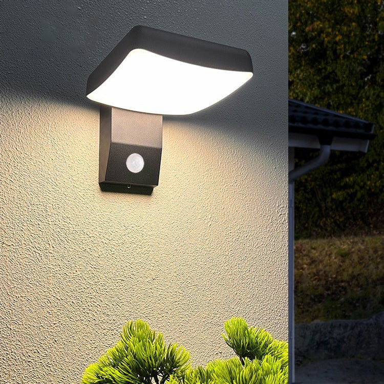 Motion-Activated Adjustable LED Outdoor Wall Sconce