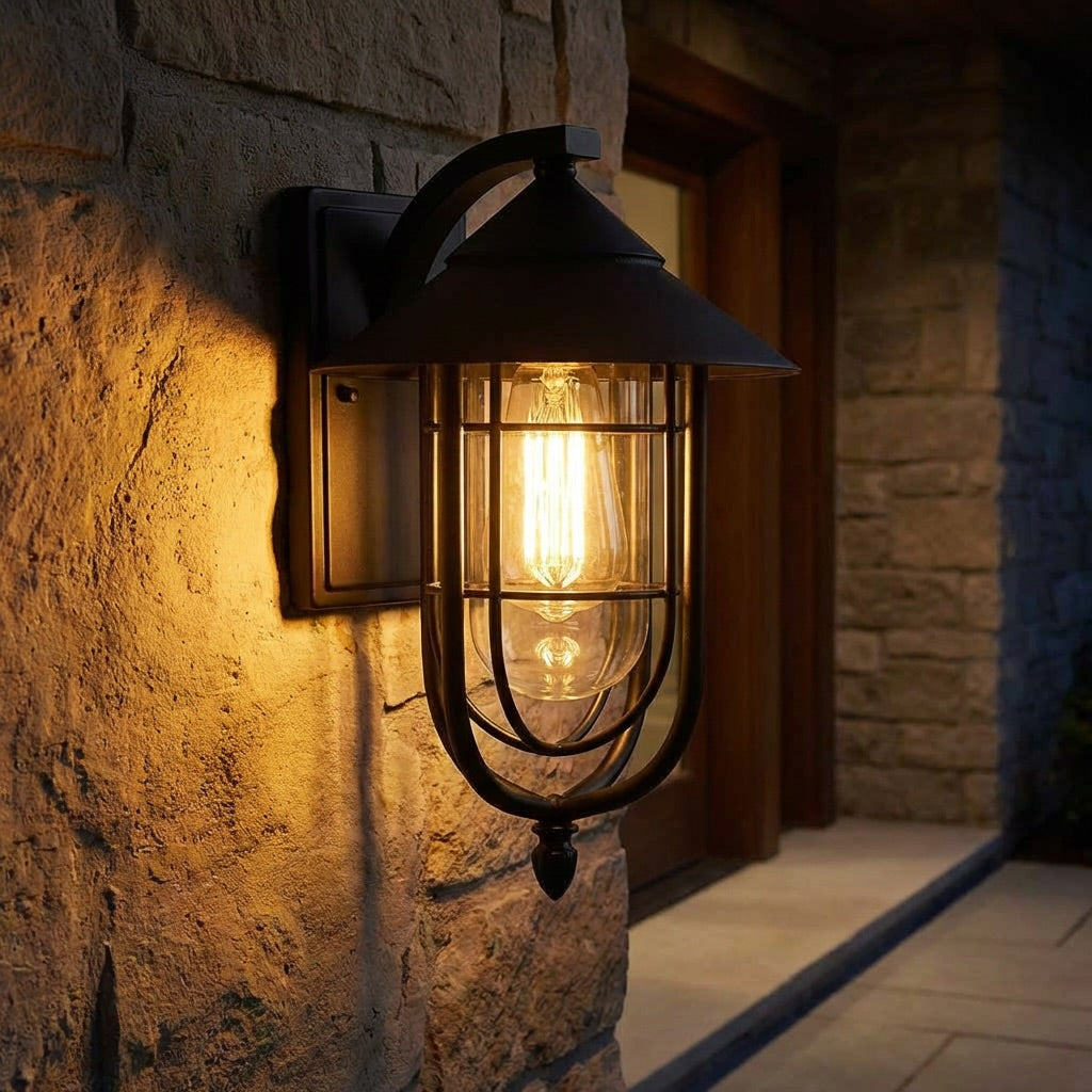 Motion-Activated IP65 Outdoor Wall Light