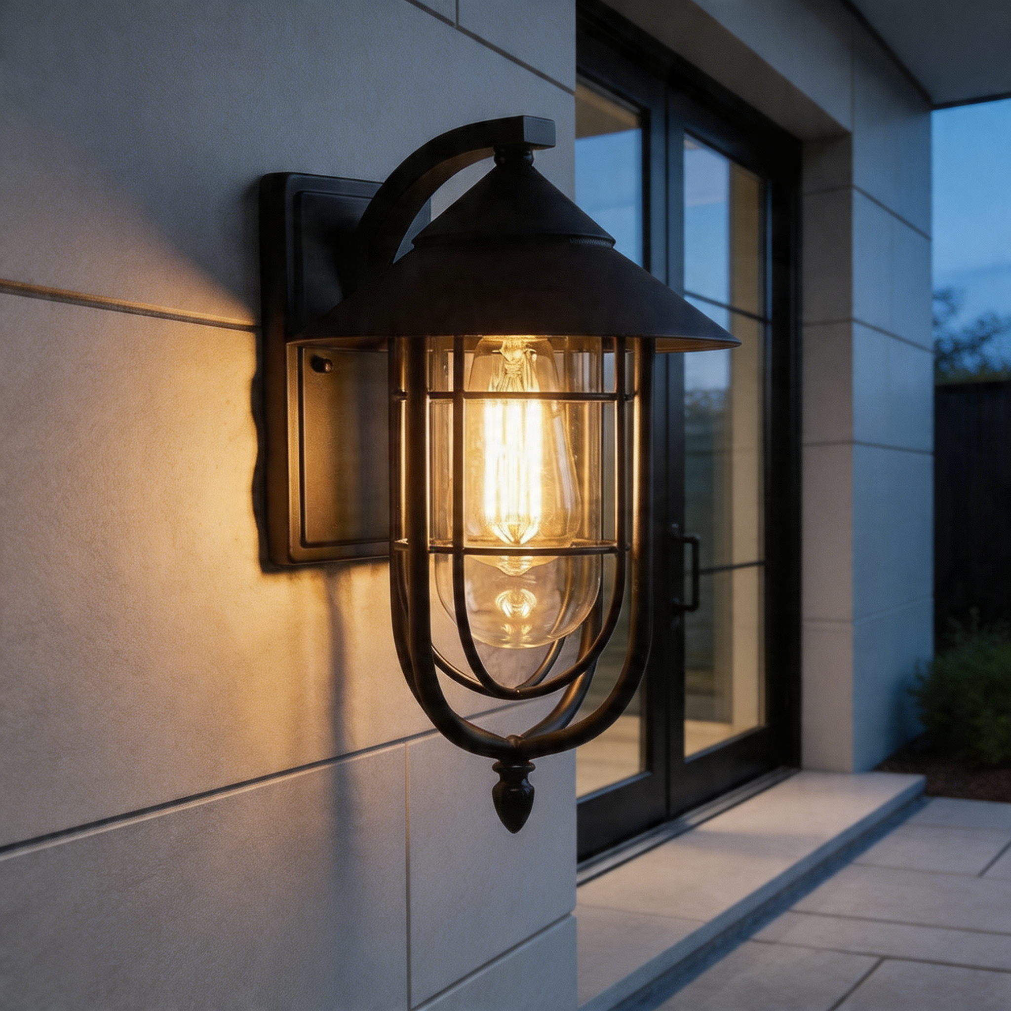 Motion-Activated IP65 Outdoor Wall Light