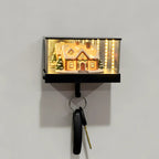 Motion-Activated Rechargeable Infinity Mirror Key Holder