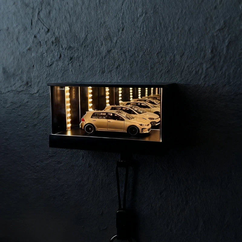 Motion-Activated Rechargeable Infinity Mirror Key Holder