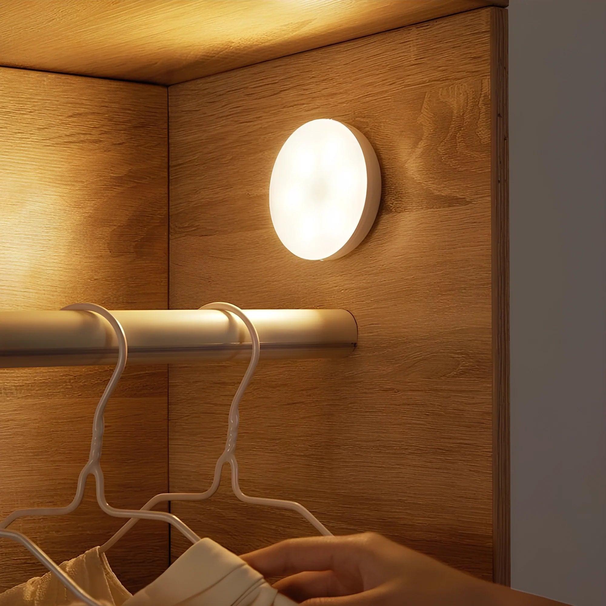 Motion-Activated USB-Rechargeable Night Light (Magnetic Stick-On)