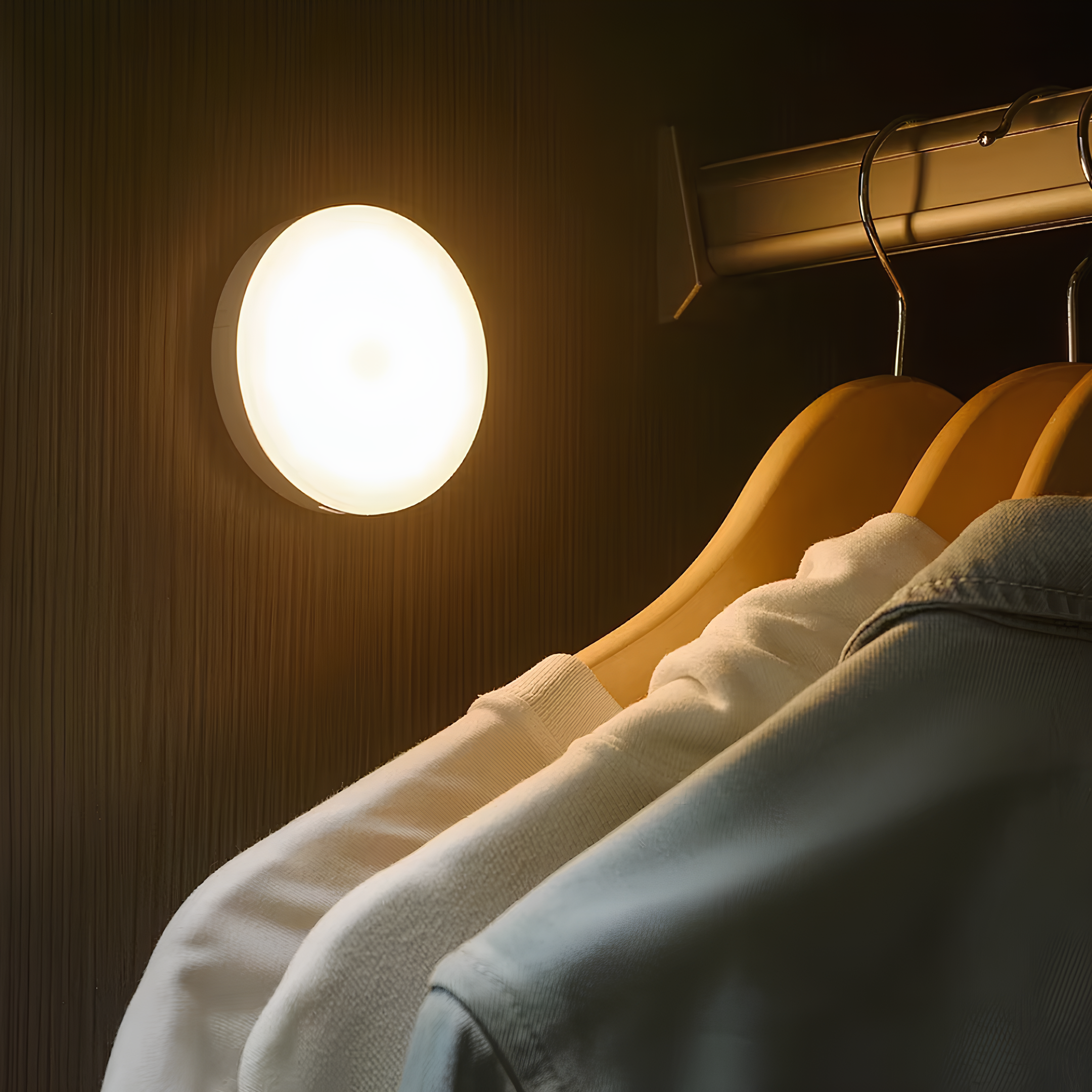 Motion-Activated USB-Rechargeable Night Light (Magnetic Stick-On)