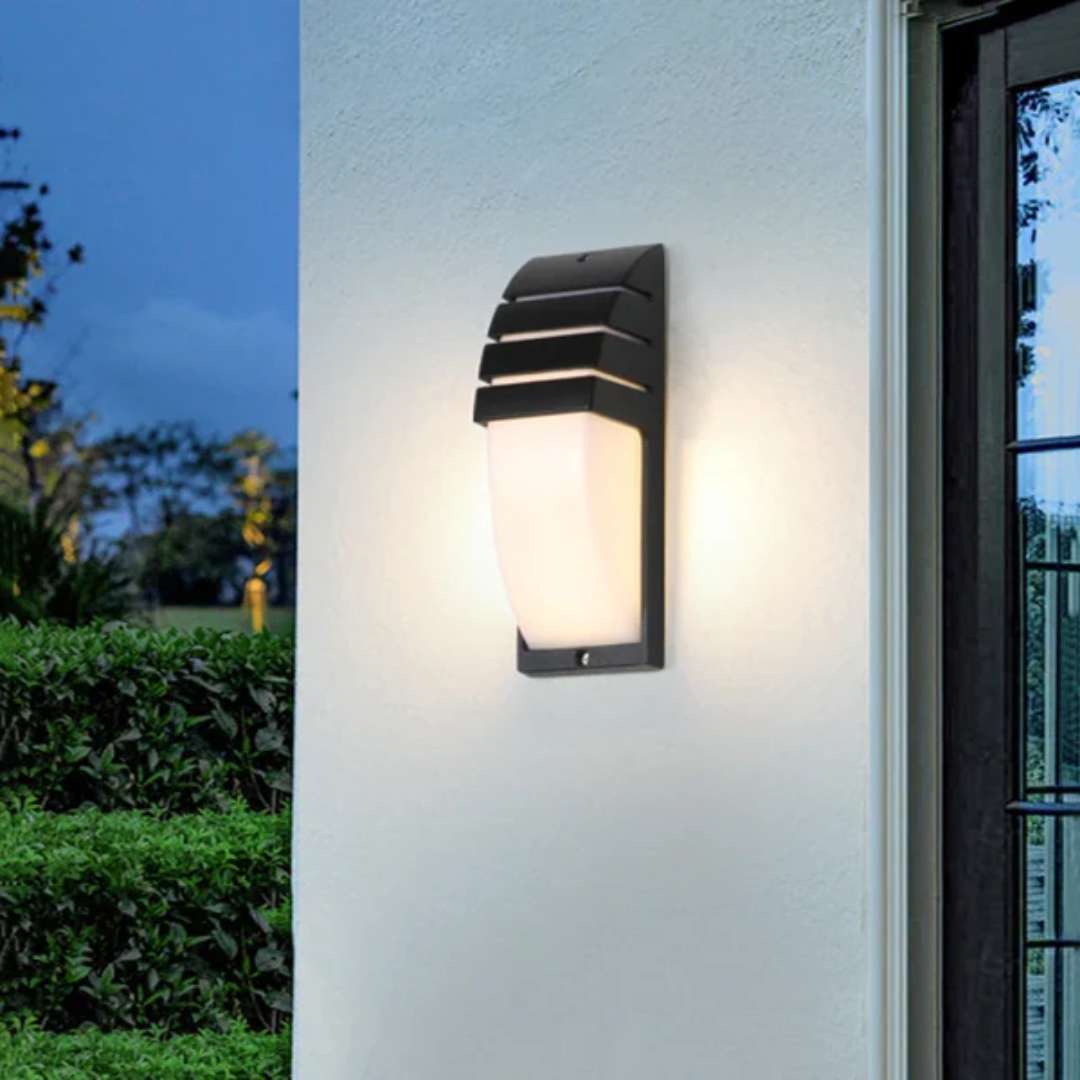 Motion-Activated Waterproof LED Outdoor Wall Light
