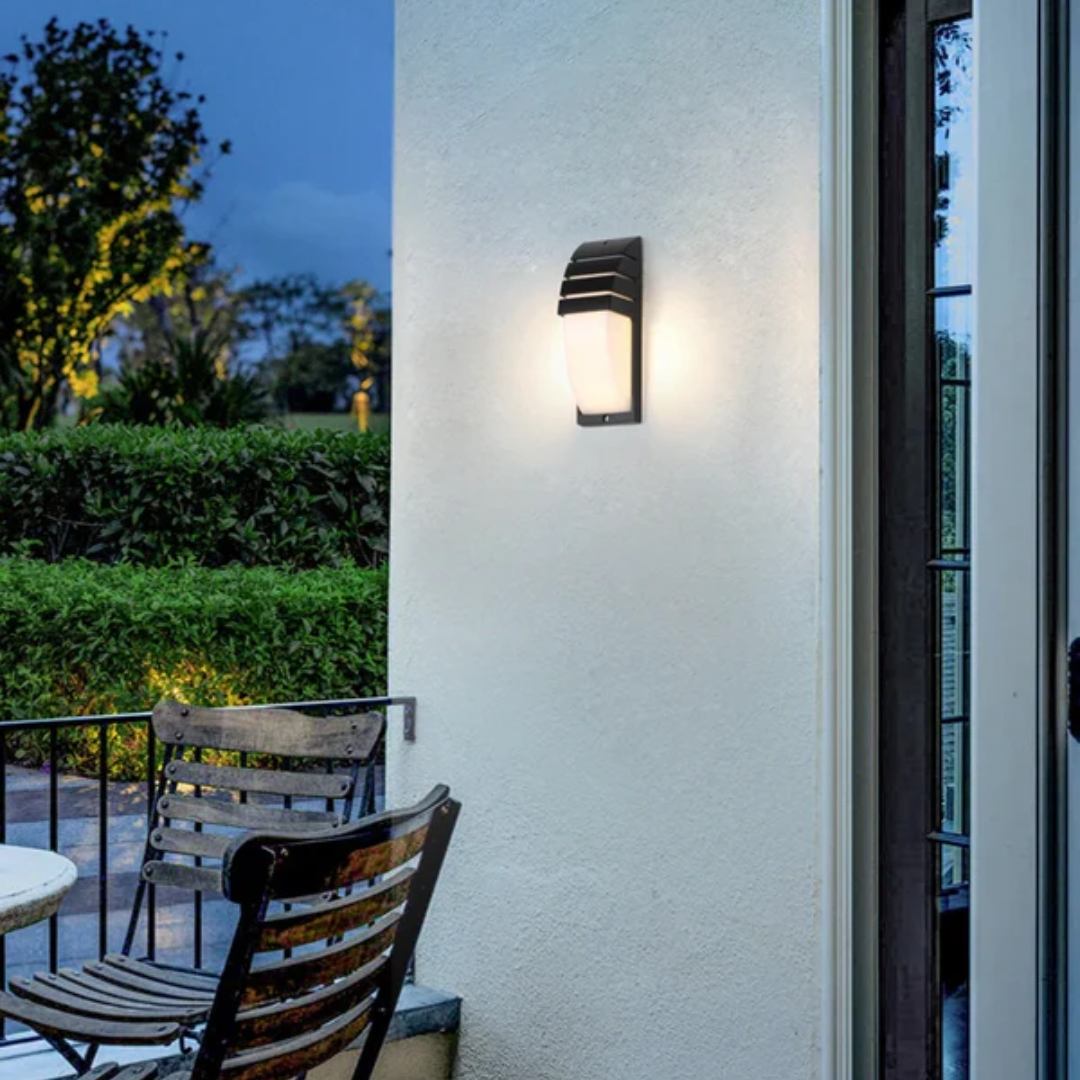 Motion-Activated Waterproof LED Outdoor Wall Light
