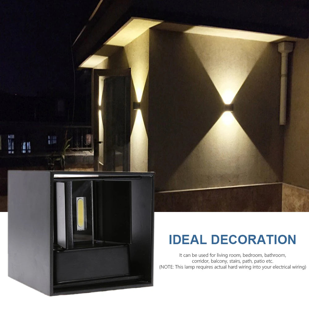 Motion Sensor Adjustable Beam Weatherproof Outdoor Wall Light