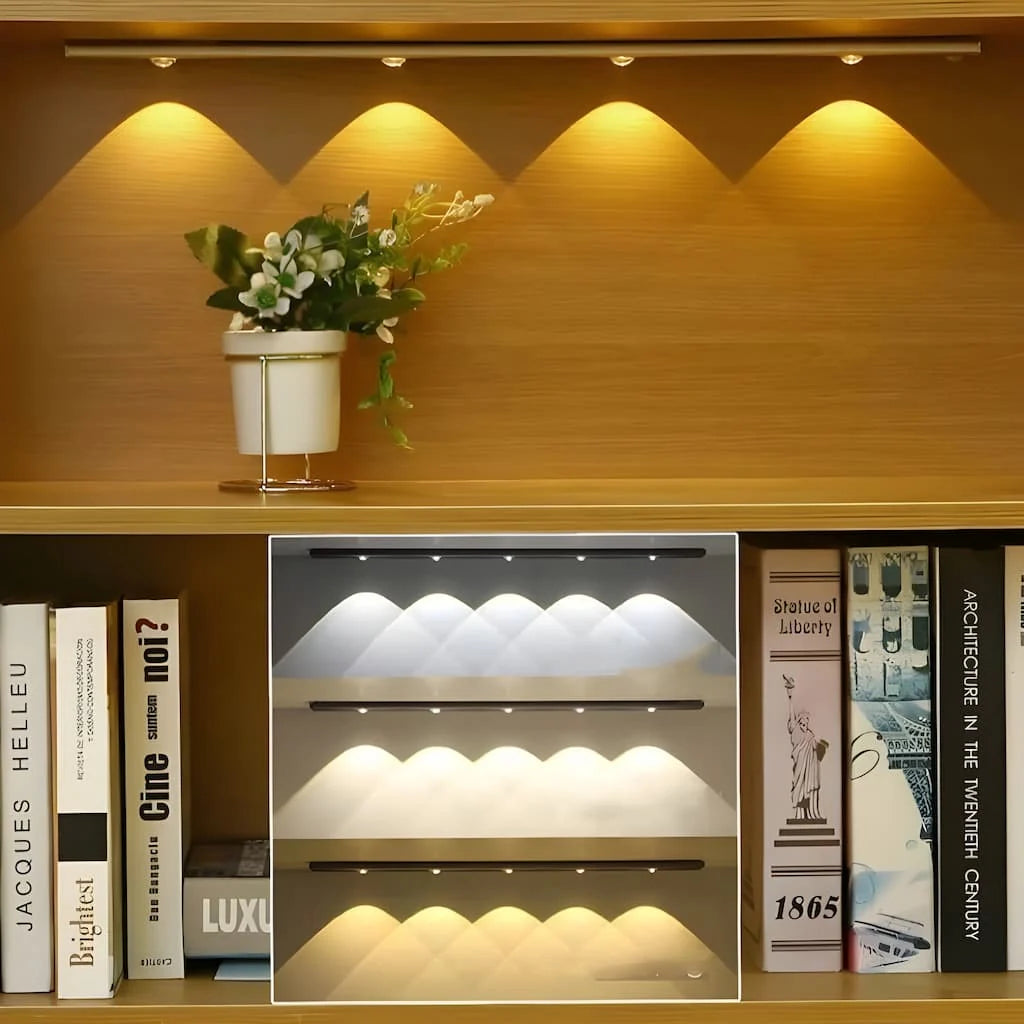Motion Sensor LED Lamp Magnetic Mount Dimmable USB-C Rechargeable