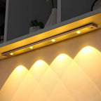Motion Sensor LED Lamp Magnetic Mount Dimmable USB-C Rechargeable