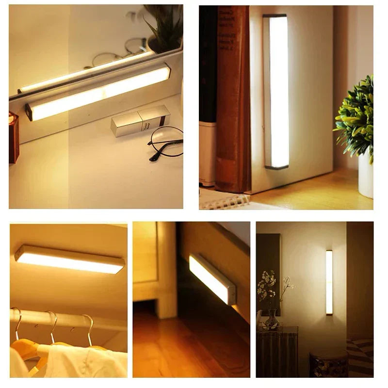Motion Sensor LED Night Light Battery-Powered Dimmable