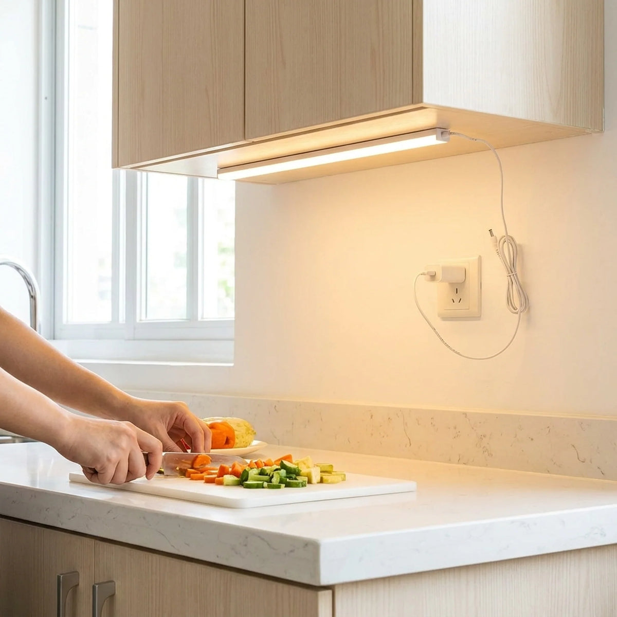 Motion Sensor LED Strip Mains Powered Auto-Off