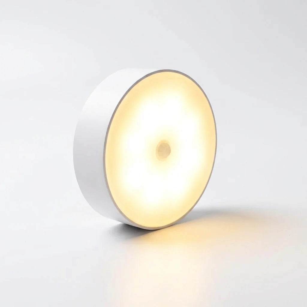 Motion Sensor Light USB Rechargeable Dimmable Magnetic & Adhesive Mount