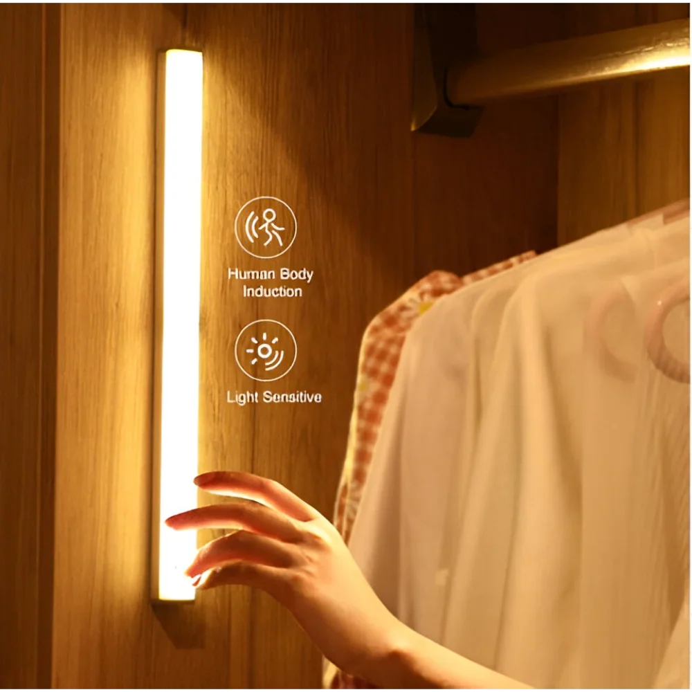 Motion Sensor Night Light Slim LED Battery & USB