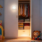 Motion Sensor Night Light Wall-Mounted Battery-Powered Warm & Cool