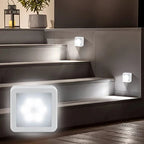 Motion Sensor Night Light Wall-Mounted Battery-Powered Warm & Cool