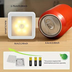 Motion Sensor Night Light Wall-Mounted Battery-Powered Warm & Cool