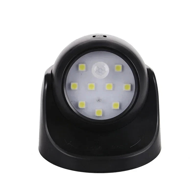 Motion Sensor Spotlight 360 Degree Rotatable Battery Powered