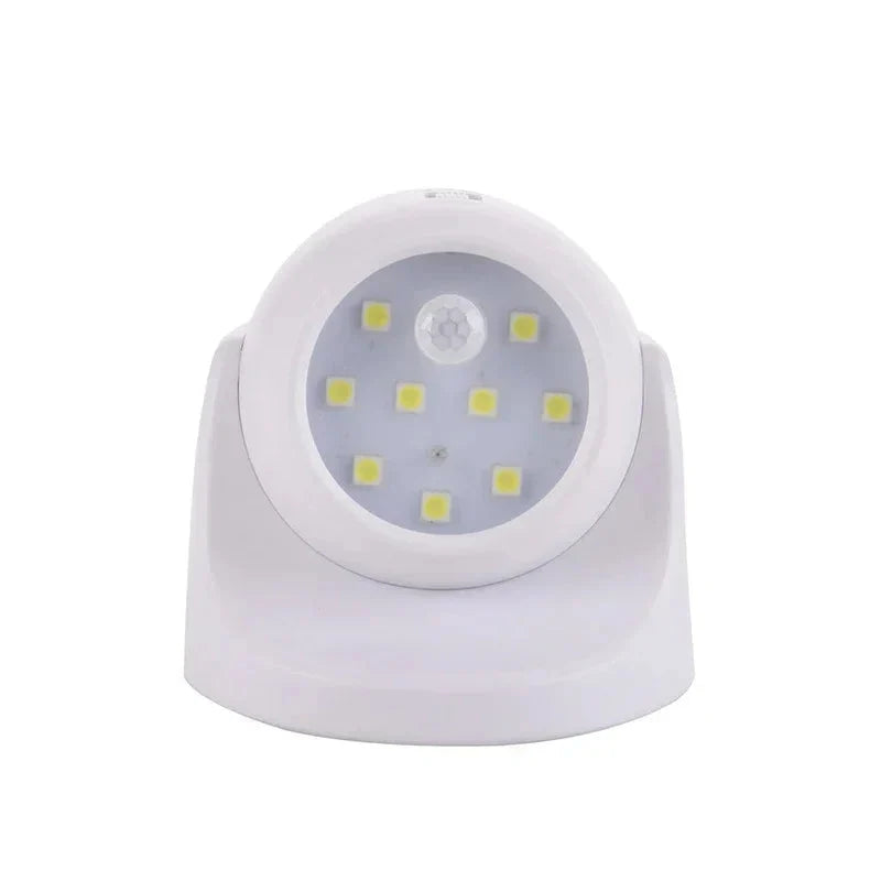Motion Sensor Spotlight 360 Degree Rotatable Battery Powered