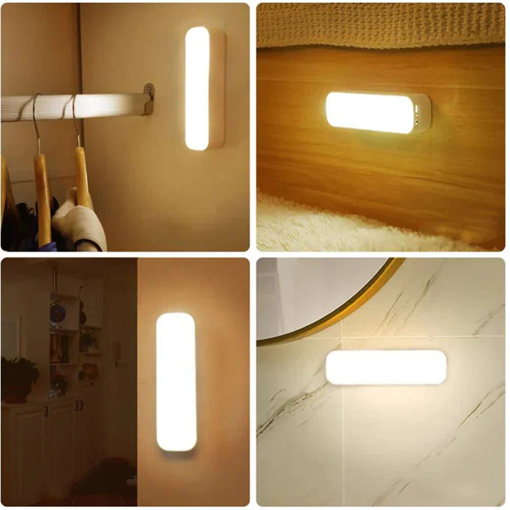 Motion Sensor Wall Light USB-C Rechargeable 30-Day Battery