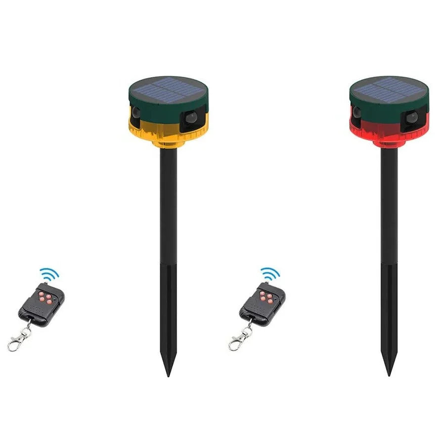 Motion Sensor Wildlife Repeller Solar-Powered 360° Coverage