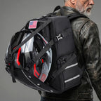 Motorcycle Backpack 30L Helmet Carry System & Laptop Compartment