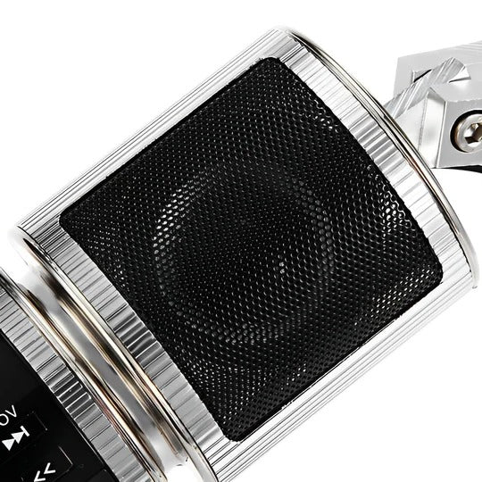 Motorcycle Bluetooth Speaker Handlebar Mount 12V Powered