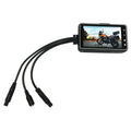 Motorcycle Dash Cam Dual Lens 170° HD & Waterproof