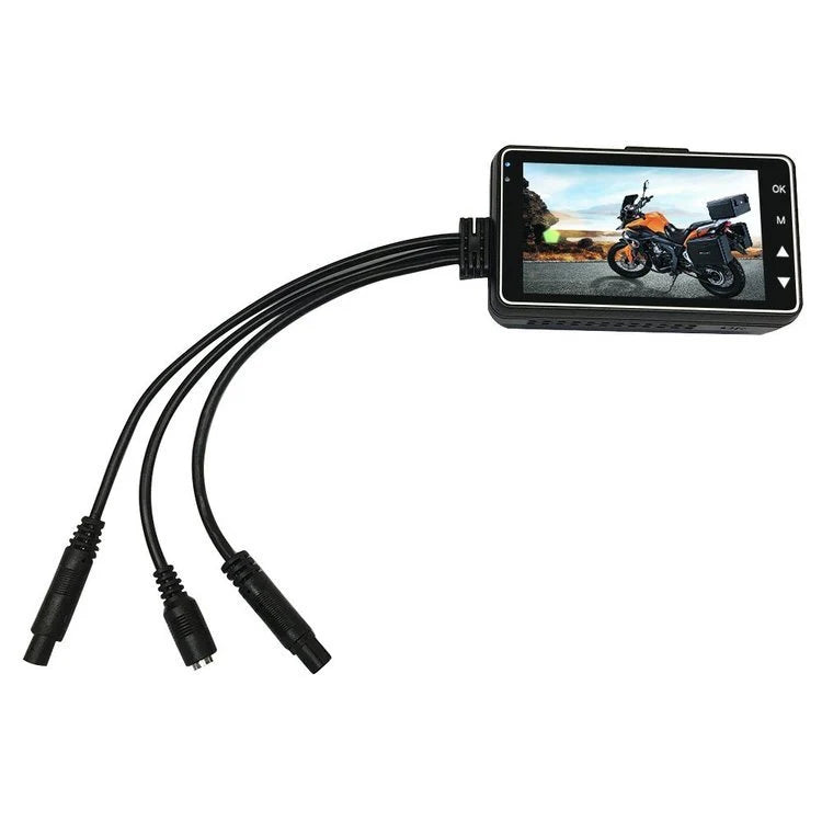 Motorcycle Dash Cam Dual Lens 170° HD & Waterproof