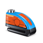 Motorcycle Disc Lock Alarm 120 dB Rechargeable IP67 Waterproof