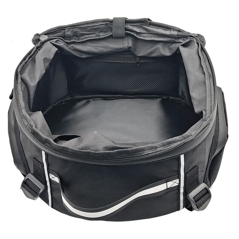 Motorcycle Gear Bag Water-Resistant Dual Exterior Pockets Foldable