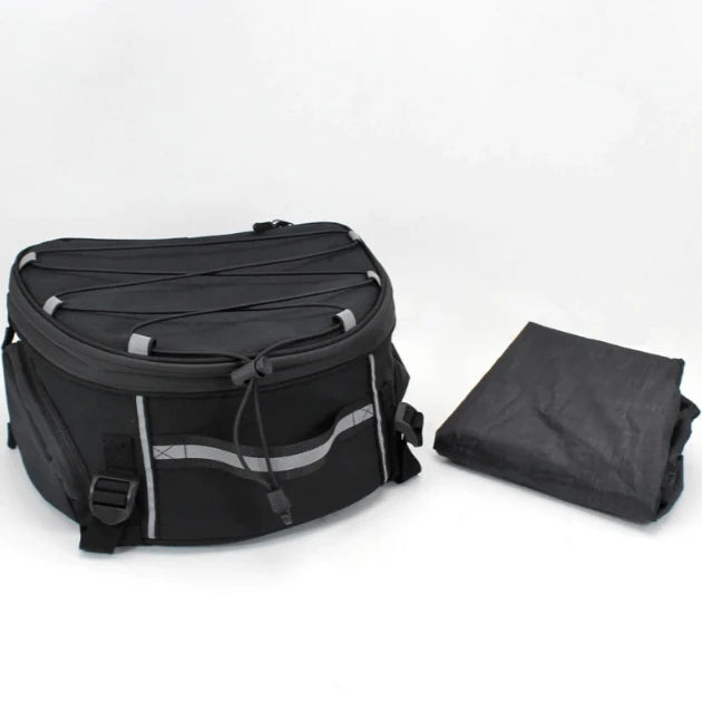 Motorcycle Gear Bag Water-Resistant Dual Exterior Pockets Foldable