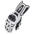 Motorcycle Gloves Carbon-Fiber Knuckles Cowhide Leather Waterproof & Windproof