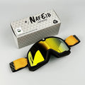 Motorcycle Goggles Fits Over Glasses 100% UV Protection