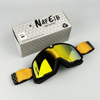Motorcycle Goggles Fits Over Glasses 100% UV Protection