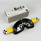 Motorcycle Goggles Fits Over Glasses 100% UV Protection