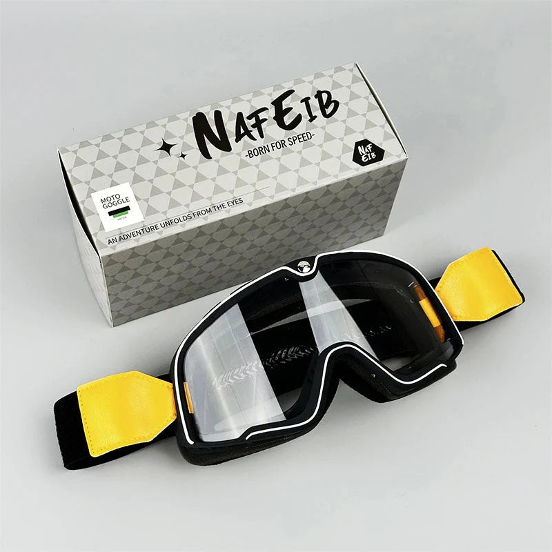 Motorcycle Goggles Fits Over Glasses HD Polycarbonate Lens
