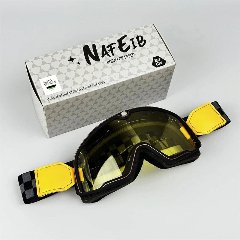 Motorcycle Goggles Fits Over Glasses HD Polycarbonate Lens