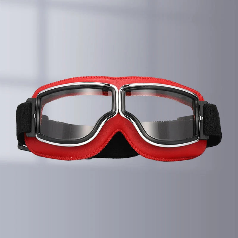 Motorcycle Goggles Fits Over Glasses Scratch-Resistant Lens