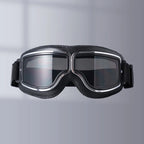 Motorcycle Goggles Fits Over Glasses UV Protection Adjustable Strap
