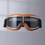 Motorcycle Goggles Fits Over Glasses UV Protection Adjustable Strap