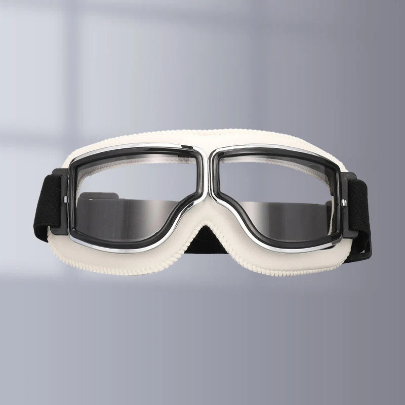 Motorcycle Goggles Fits Over Glasses UV Protection Adjustable Strap