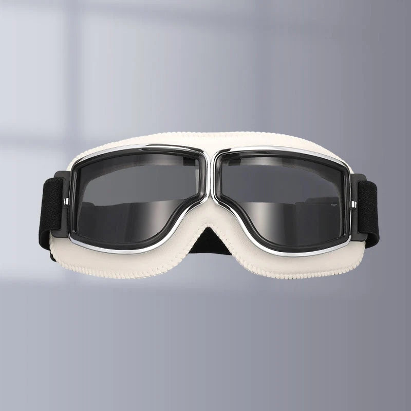 Motorcycle Goggles Fits Over Glasses UV Protection Adjustable Strap