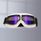 Motorcycle Goggles Fits Over Glasses UV Protection Adjustable Strap