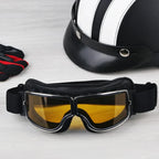 Motorcycle Goggles Fits Over Glasses UV Protection Adjustable Strap