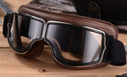 Motorcycle Goggles Impact-Resistant Lens UV Protection & Adjustable Strap