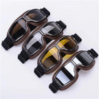Motorcycle Goggles Impact-Resistant Lens UV Protection & Adjustable Strap