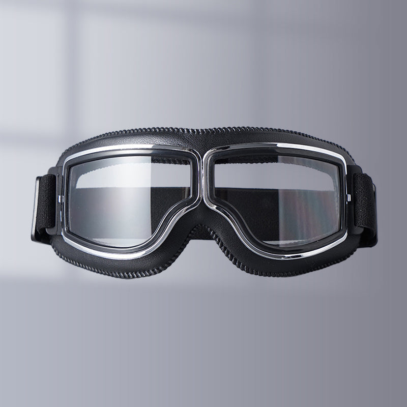 Motorcycle Goggles UV & Scratch-Resistant Fits Over Glasses