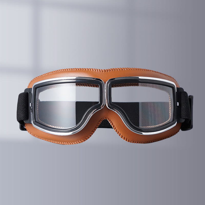 Motorcycle Goggles UV & Scratch-Resistant Fits Over Glasses