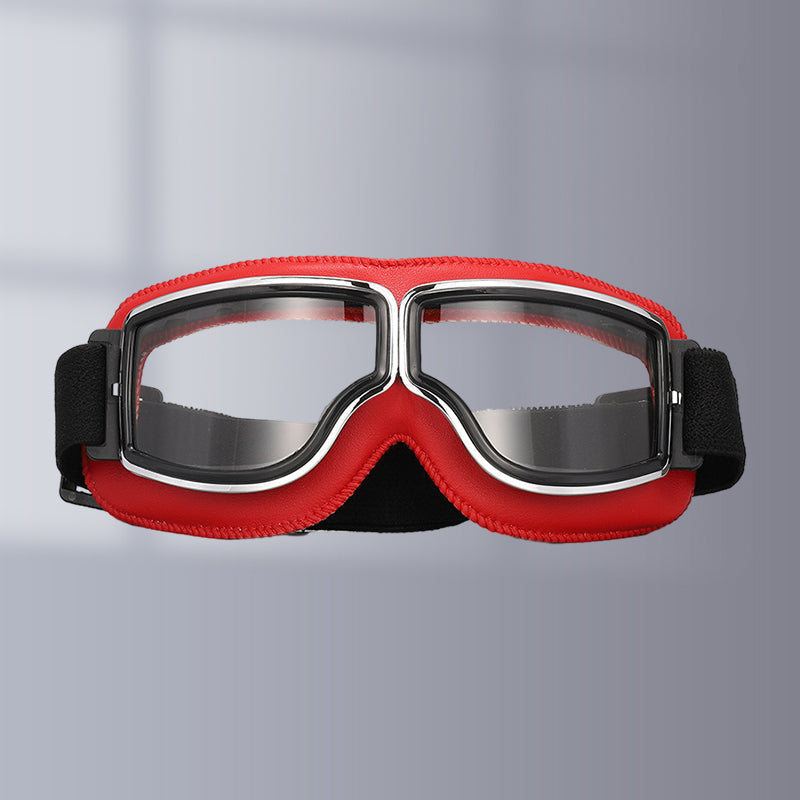 Motorcycle Goggles UV & Scratch-Resistant Fits Over Glasses