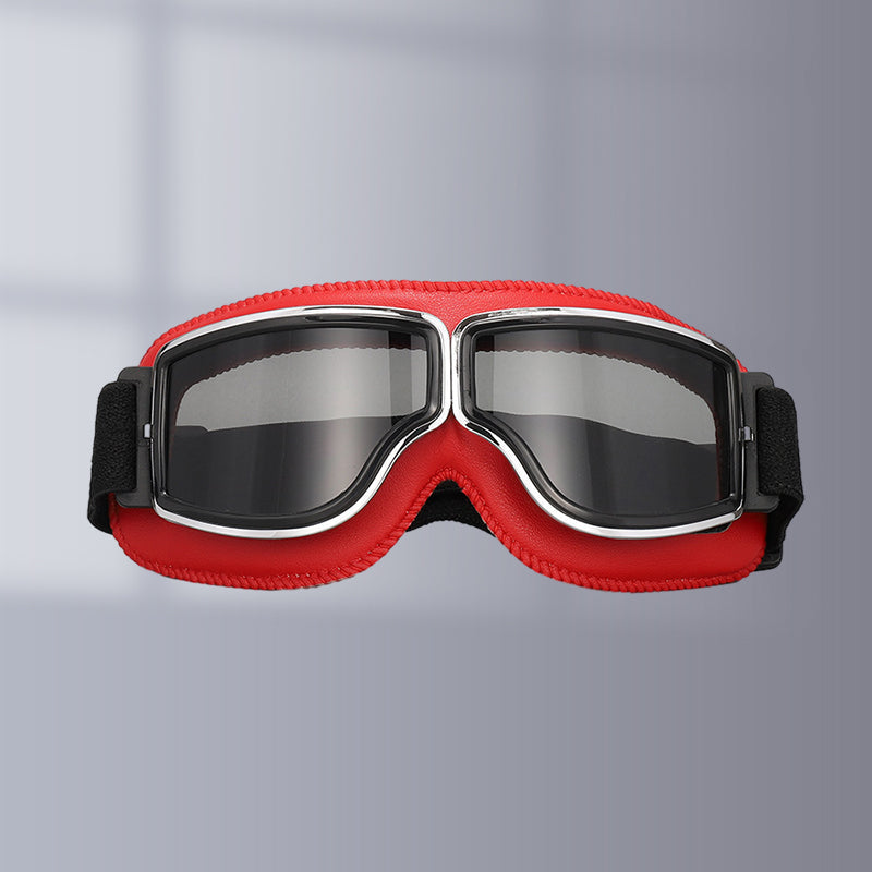 Motorcycle Goggles UV & Scratch-Resistant Fits Over Glasses