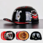 Motorcycle Half Helmet Cap-Style DOT & ECE Certified